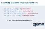 GMAT Maths: Counting the Divisors of Large Numbers (Video)