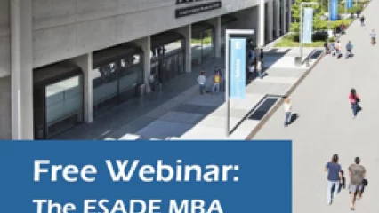 Free Webinar: The ESADE MBA
