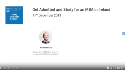 Get Admitted and Study for an MBA in Ireland