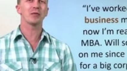 Going from Family Business to B-School (Video)